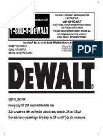 Dewalt DW744X Manual