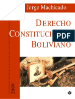 Derecho Constitucional Boliviano de Jorge Machicado