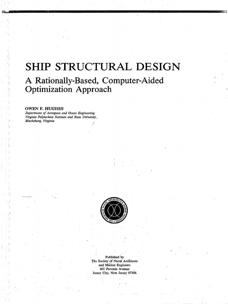 Ship Structural Design - Owen F. Hughes | PDF | Teaching Mathematics ...