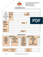 Borang Biodata Tutor