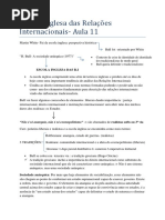 Escola Inglesa Das Relações Internacionais