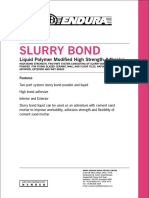 Slurry Bond: Liquid Polymer Modified High Strength Adhesive