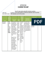 Closing The Gapactionplan