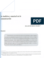 Lo Auditivo y Musical de La Comunicación