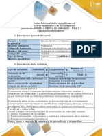 Guia de Actividades y Rubrica de Evaluación - Paso 1 - Exploración Del Entorno