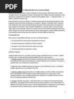 Mineral Identification Gizmos Minerals Mineralogy