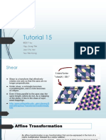 Tutorial 15: ©2017 by Ngu Jiung Wei Jee Chu Her Teo Wei Kiong