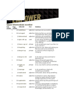 Upper-Intermediate Wordlist: English Pos Unit Number Number