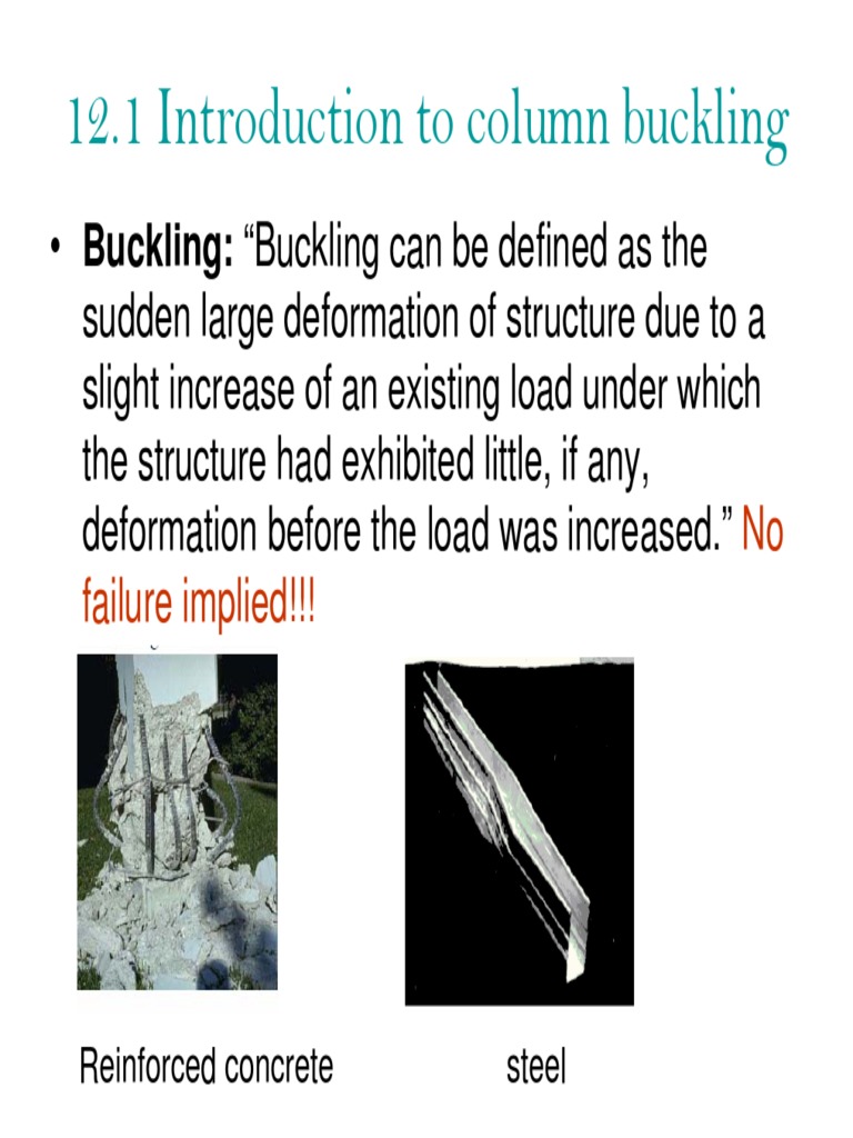 Understanding Column Buckling Mechanics | PDF | Buckling | Column