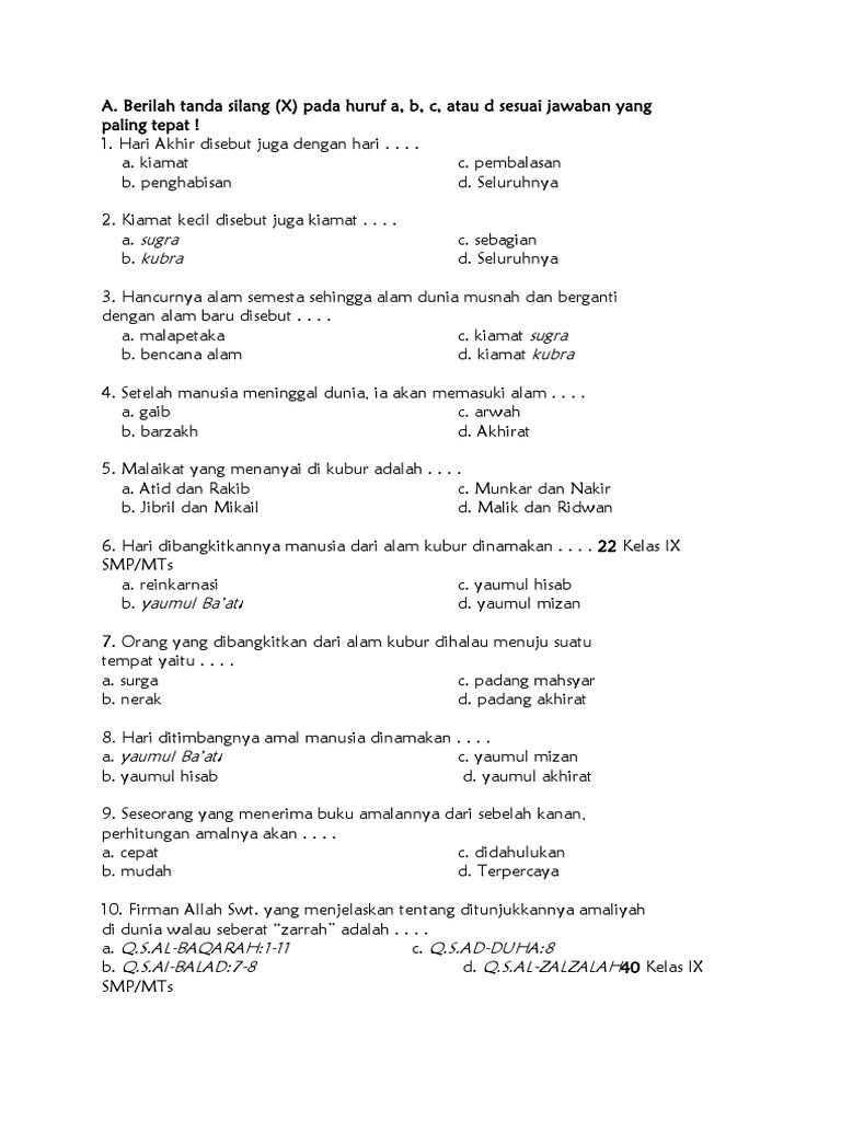 Hari Perhitungan Amal Manusia Disebut Yaumul - Sebutkan Mendetail