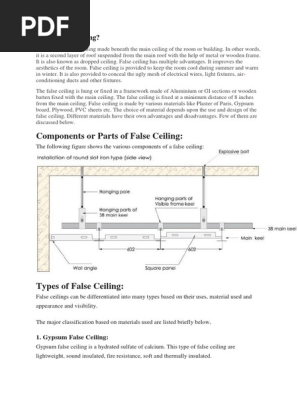 What Is False Ceiling Stairs Ceiling