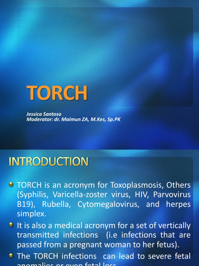TORCH Infections An Overview of Toxoplasmosis, Other Infections