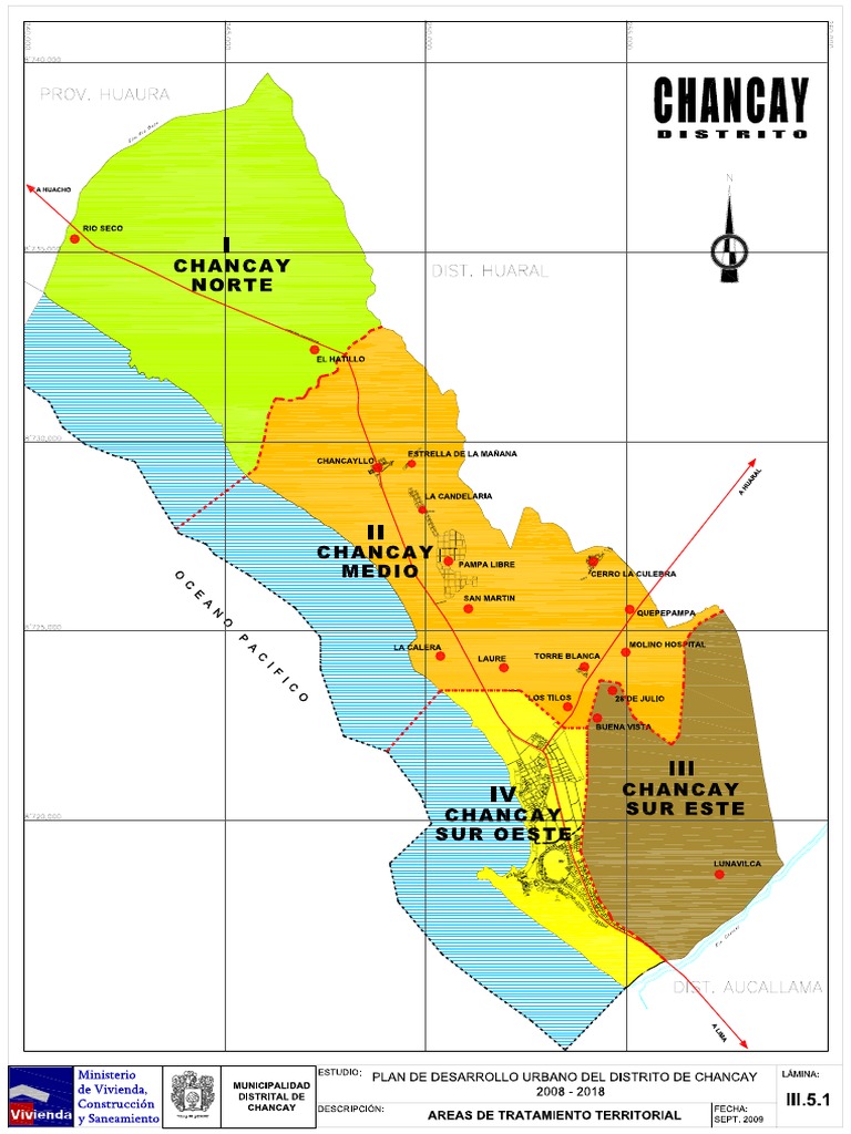 Pdu Chancay Planos Propuesta General | PDF