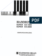 Hammond Om Ex1000 2000