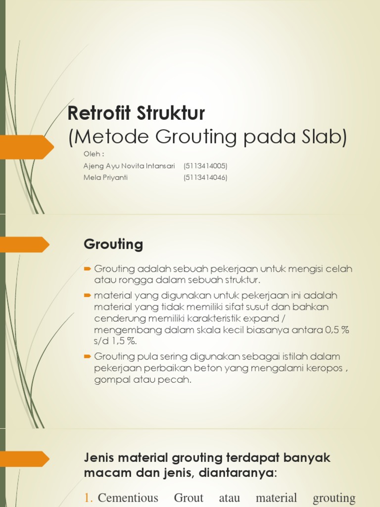 Grouting Slab | PDF