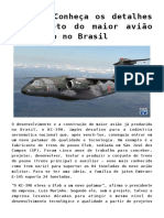 mpdf KC-390 Conheça os detalhes do projeto do maior avião produzido no Brasil