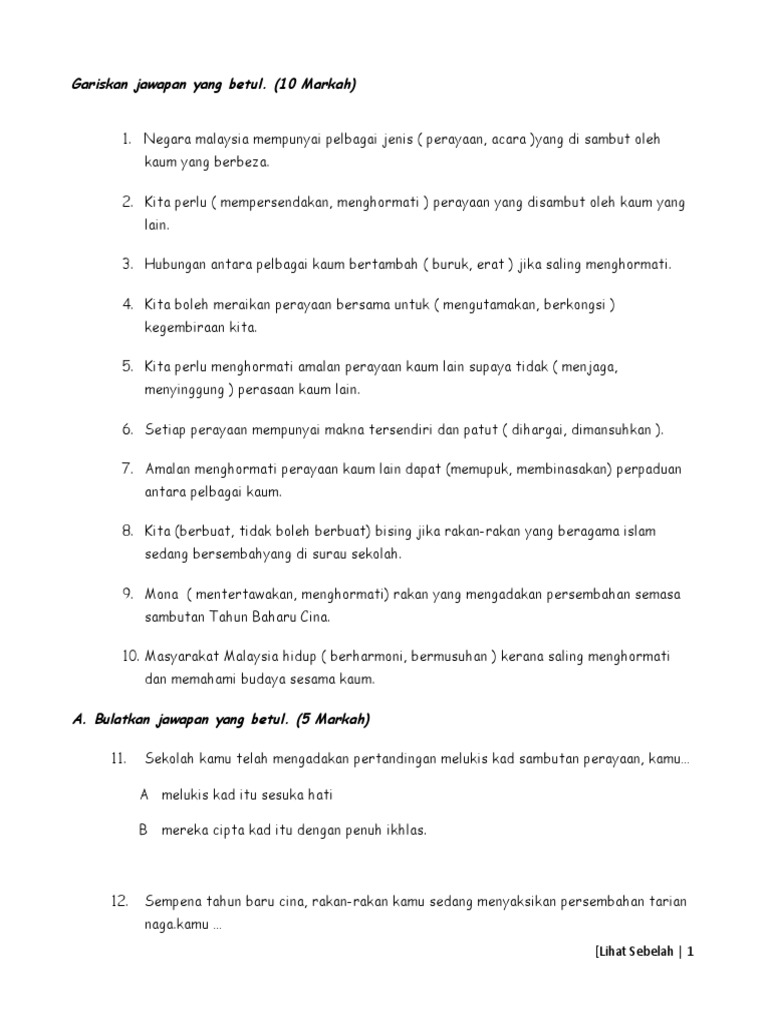 Pendidikan Moral Tahun 3 Pdf