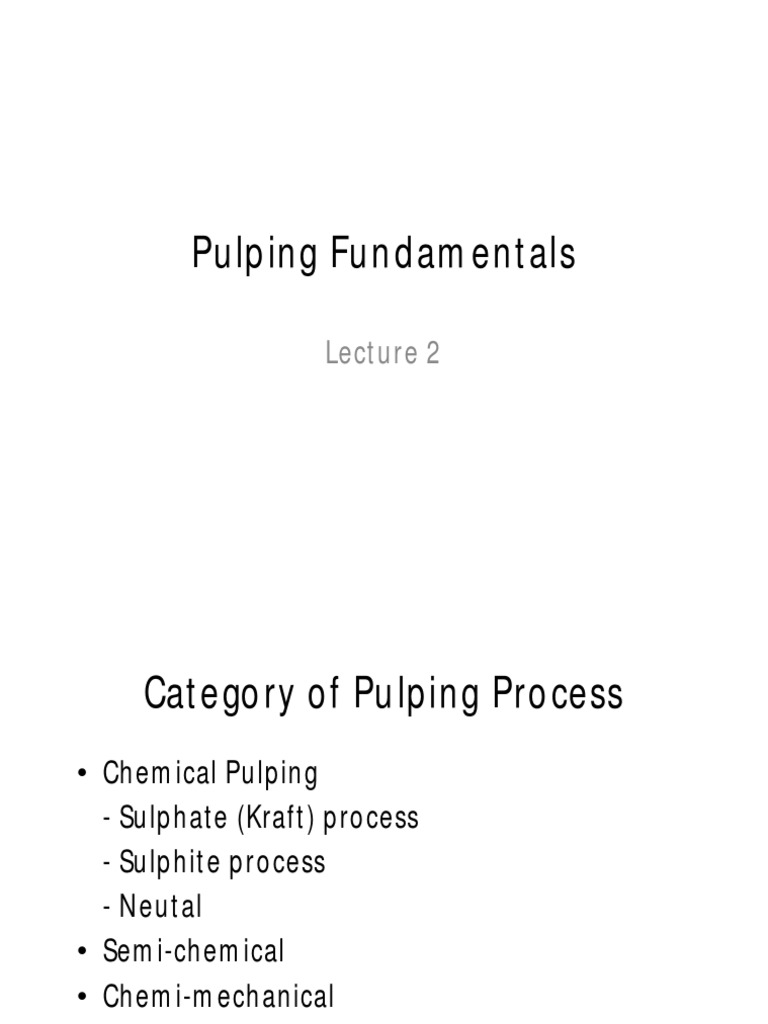Overview of Sulfite Pulping Process | PDF | Pulp (Paper) | Papermaking