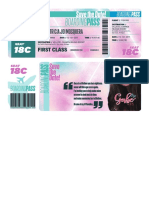 Boarding Pass Sample