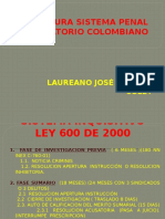 Esquema Comparado Ley 600 y Ley 906