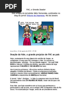 FHC, o Grande Doador