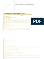 (Paper) Commerce and Accountancy: Optional Subject of Main Examination