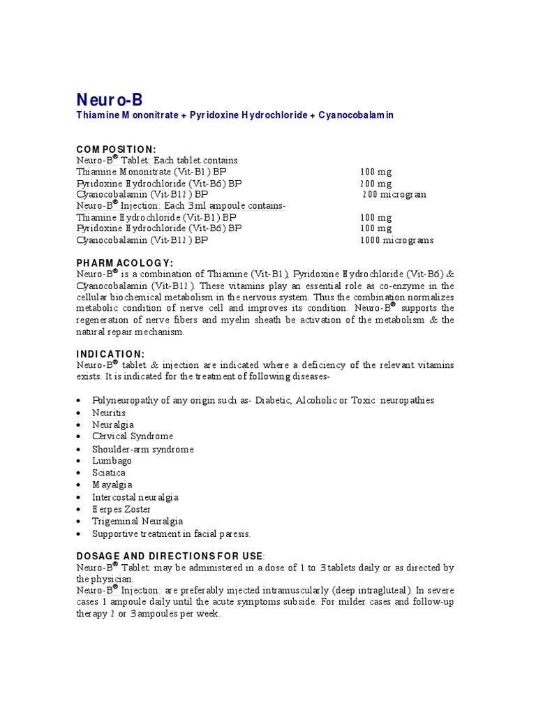Neuro B PDF | PDF