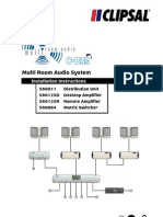 Multi Room Audio System: Installation Instructions