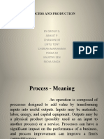 PROCESS AND PRODUCTION OPTIMIZATION