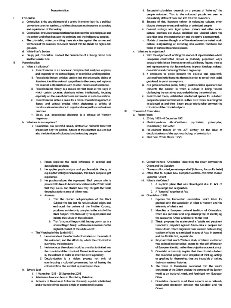 Post colonialism date image