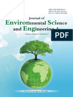 Journal of Environmental Science and Engineering, Vol.6, No.10A, 2017