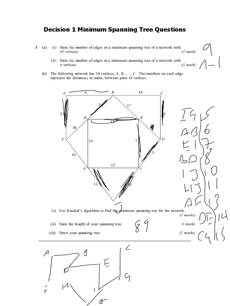 MST Decision 1 Questions & Answers | PDF
