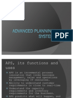 Advanced Planning System