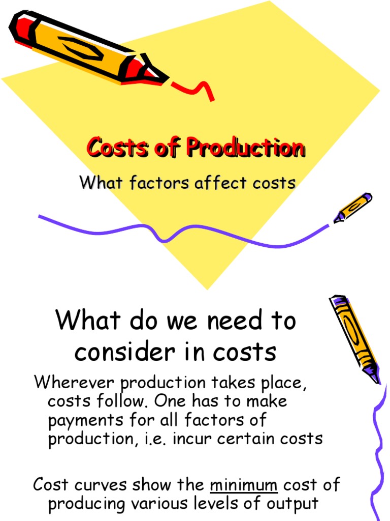 Understanding Production Costs and Analysis | PDF | Average Cost | Long ...