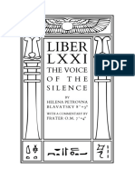 Blavatsky & Crowley - Liber LXXI, The Voice of The Silence