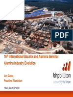 16 International Bauxite and Alumina Seminar Alumina Industry Evolution