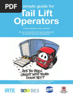 Guide - Tail Lift Operators - A Simple Guide