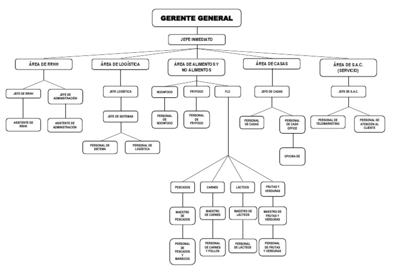 Mapa Conceptual Gerente General Chica Pdf Comida Y Bebida Cocina