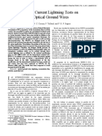 Direct Current Lightning Tests On Optical Ground Wires: N. N. C. Corona, F. Trillaud, and F. R. P. Segura