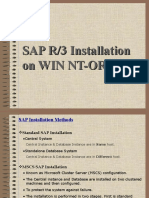 SAP R/3 Installation On Win Nt-Oracle