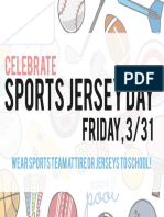 Sports Jersey Day