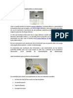 Experimento Sobre Electricidad Estática