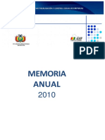 Memoria Anual 2010