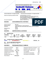 Hoja Seguridad Metil Isobutil Cetona Mibk