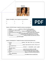 Rihanna Simple Past and Present Perfect (1)
