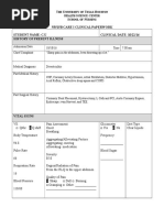 Nursing School Care Plan Template