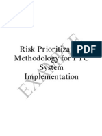 Risk PR Ior Itization Methodology For PTC System Implementation