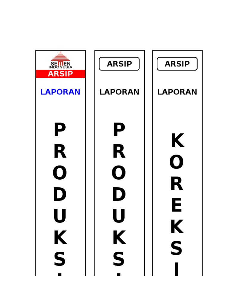 LABEL Ordner Lain Pendek R | PDF