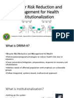 1.Drrm H Institutionalization