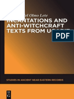 (Studies in Ancient Near Eastern Records 4) Gregorio Del Olmo Lete, Ignacio Márquez Rowe-Incantations and Anti-Witchcraft Texts From Ugarit-Walter de Gruyter (2014)